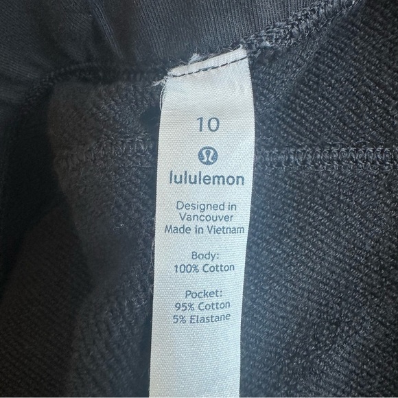 Lululemon Free to Roam Joggers Tapered Sweatpants Pull On Zip Pockets Black 10 - Picture 9 of 13